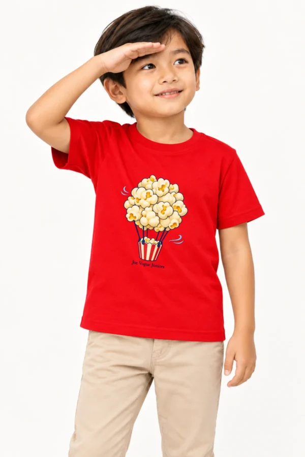 61 (1) Kids T-Shirt – Red Color | Joe Vogue Juniors
