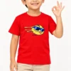 62 (1) Kids T-Shirt – Red Color | Cool Emoji – Joe Vogue Juniors