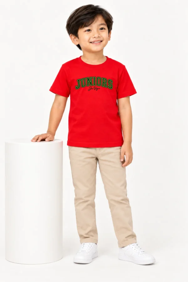 Kids T-Shirt – Red Color | Juniors – Joe Vogue Juniors