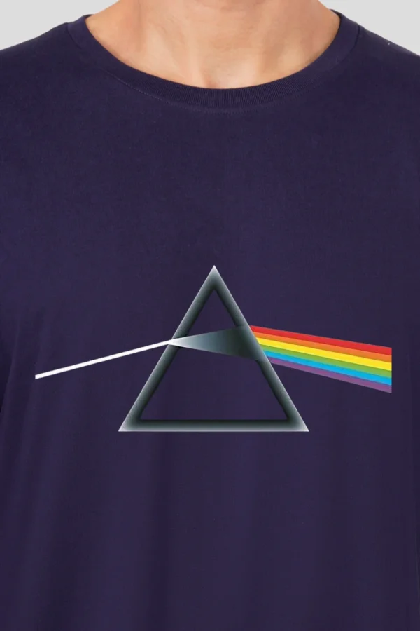 Navy Blue Oversized T-Shirt – Prism Spectrum