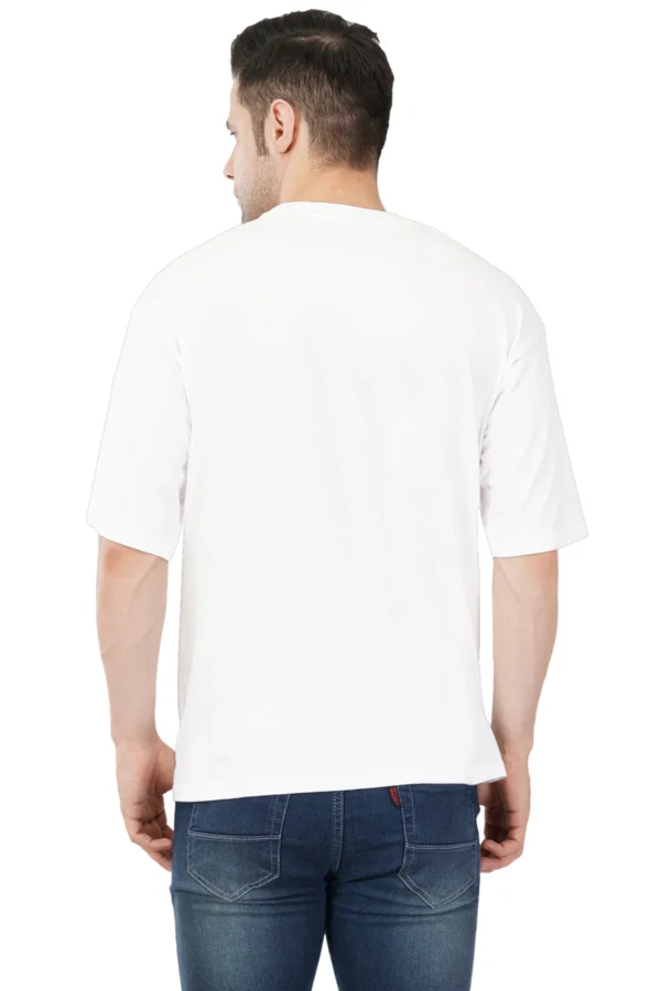 White Oversized T-Shirt – Prism Rock Legends Graphic
