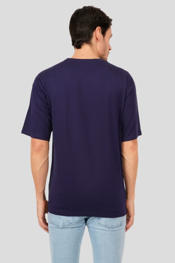 Navy Blue Oversized T-Shirt – Prism Spectrum