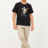 8 (6) Black Kids T-Shirt – Astronaut Bunny