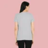 Grey HTR Solid Women Tshirt