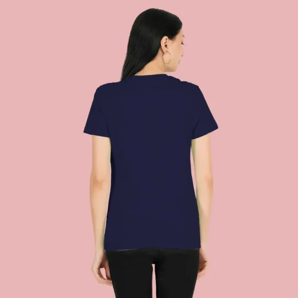 89-2.webp Navy Blue Solid Women Tshirts