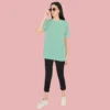 92-1.webp Mint Solid Women FreeSize Tshirt