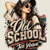 Joe Vogue Women’s Off-White Free Size T-Shirt — Old School