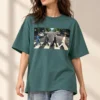 Forest Green Oversized T-Shirt – Abbey Road Music Graphic