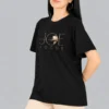 Joe Vogue Black Tee Portrait Black Women’s Free Size T-Shirt – Joe Vogue Signature
