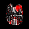 Model wearing the black Joe Vogue City Soul Style oversized T-shirt, front portrait