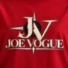 Joe Vogue Women’s Crimson Oversized T-Shirt — Signature JV