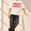 Minimalist Fashion Lookbook Portrait (1) Off-White Oversized T-Shirt – The World Chico and Everything in It