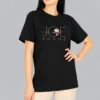 Minimalist JOE VOGUE T-Shirt Portrait Black Women’s Free Size T-Shirt – Joe Vogue Signature
