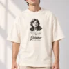 Off-White Oversized T-Shirt – Imagine Peace Dreamer