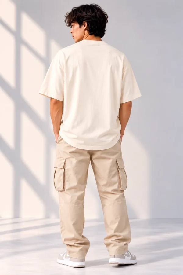 Off-White Oversized T-Shirt – Imagine Peace Dreamer