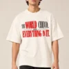 Off-White Graphic Tee Studio Portrait Off-White Oversized T-Shirt – The World Chico and Everything in It