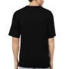 _PSO6250 Joe Vogue Black Plain Oversized T-Shirt