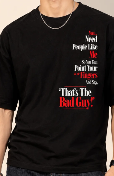 Screenshot 2026-10-22 143100 Black Oversized T-Shirt – You Need People Like Me