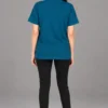Petrol Blue Women’s Free-Size Round Neck T-Shirt – Simple Better Brighter