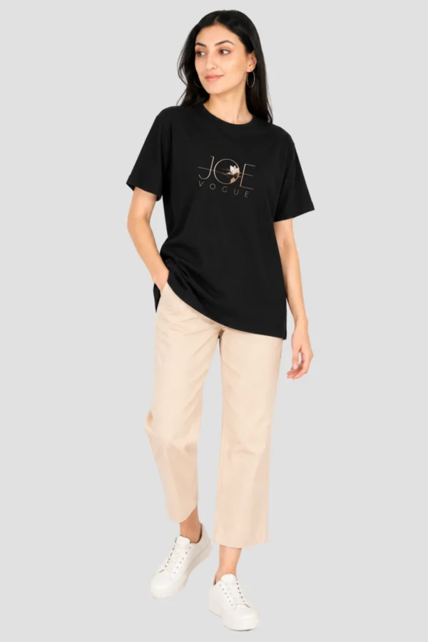 gd Black Women’s Free Size T-Shirt – Joe Vogue Signature